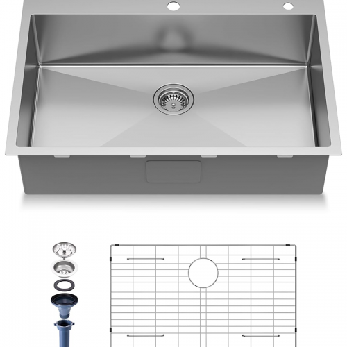 33×22 Inch Topmount Sink